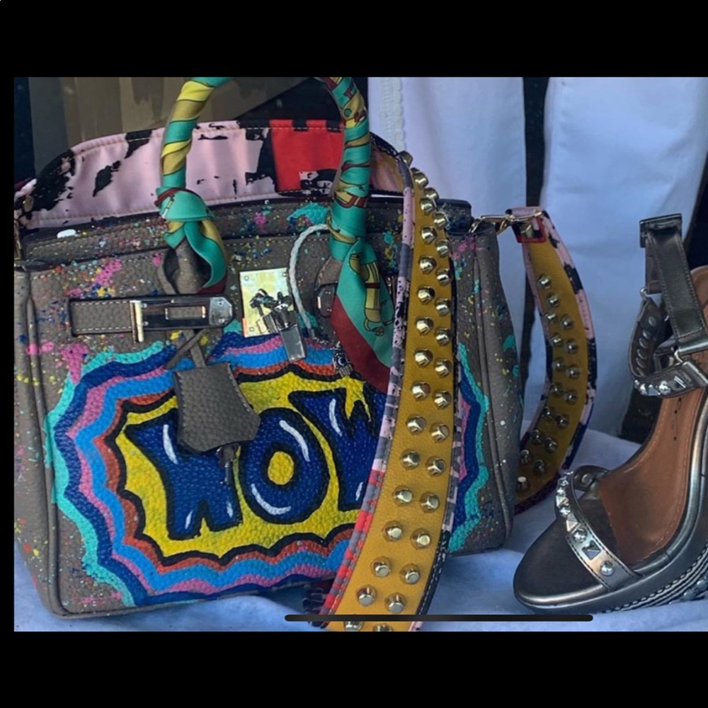 Anca Barbu small leather tote